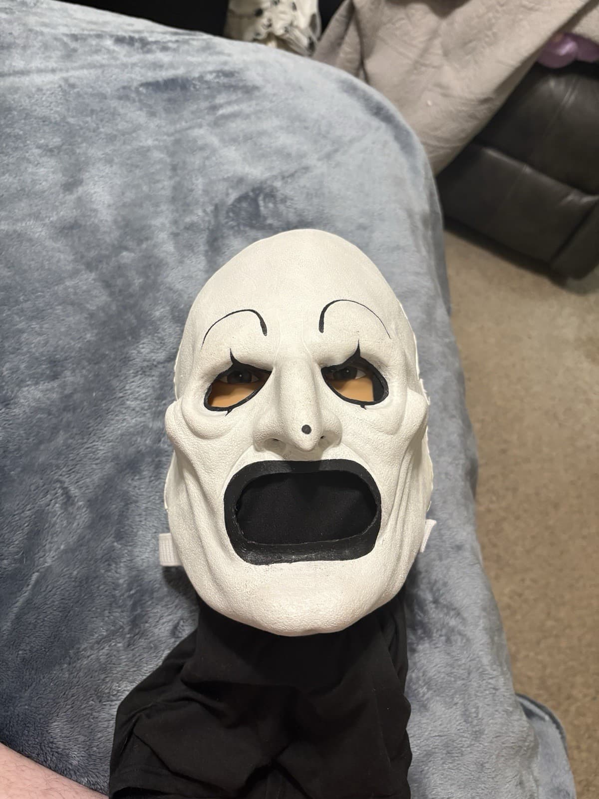 Custom Art The Clown Mask Finished by Mr Samhain Halloween Mask