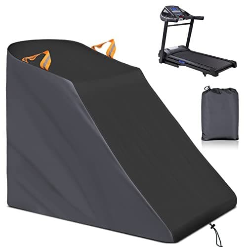  Treadmill Cover Waterproof Dustproof Running Machine Cover Exercise Black/Grey 2