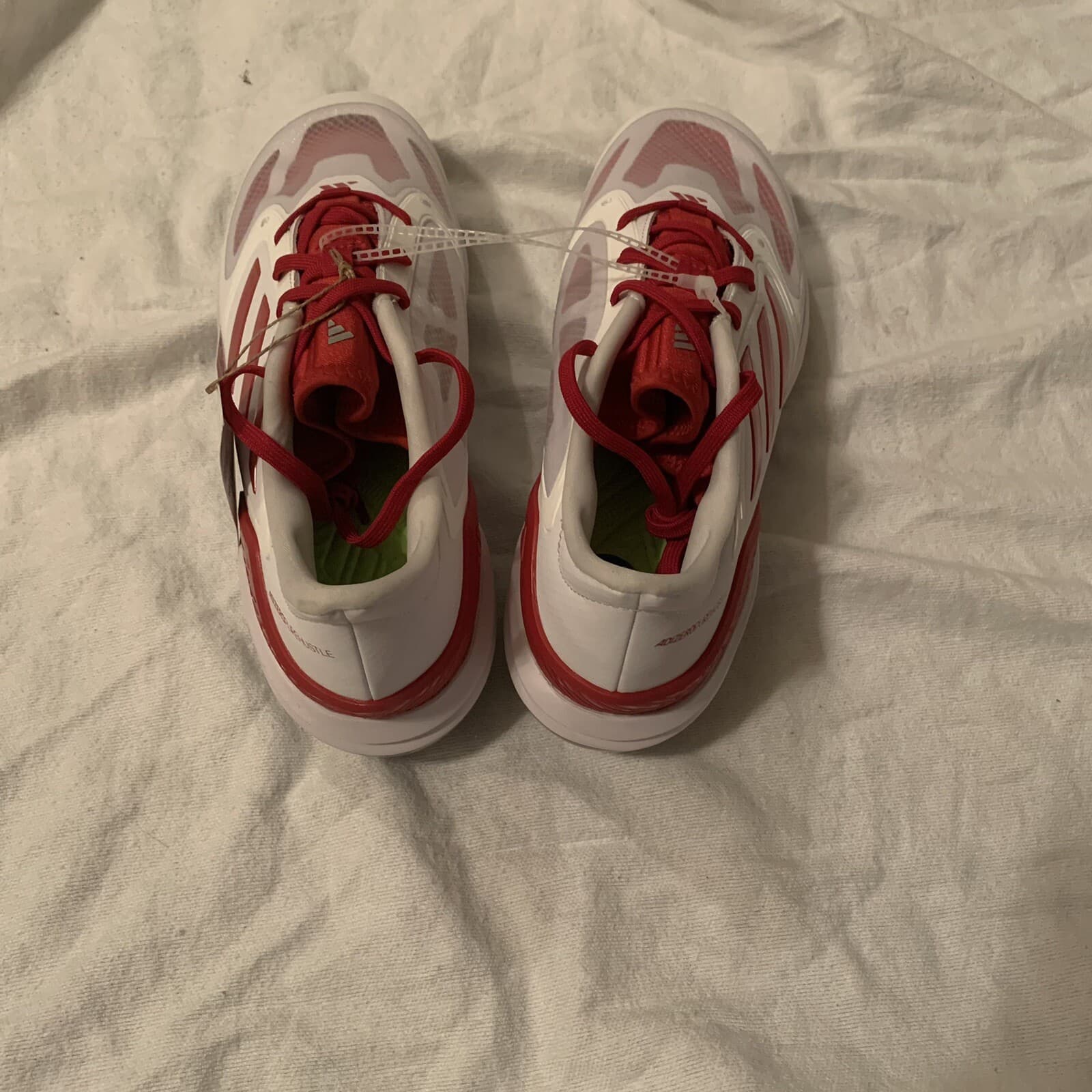 Adidas adizero Purehustle 3 Elite Metal softball Cleats WHITE |POWER RED SZ 10 4