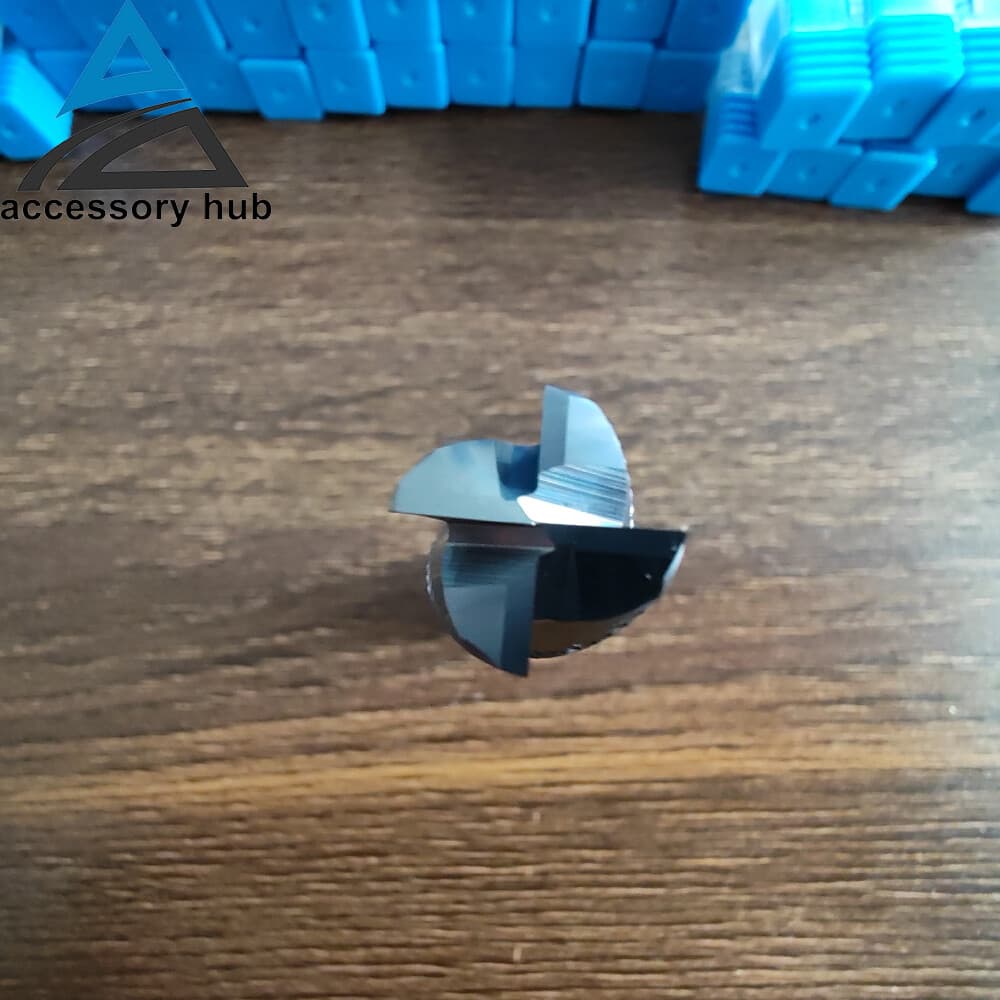 1PCS 1/2" 4 Flute 1-1/4" LOC Carbide Roughing End Mill 3" Overall Length-TiALN 6