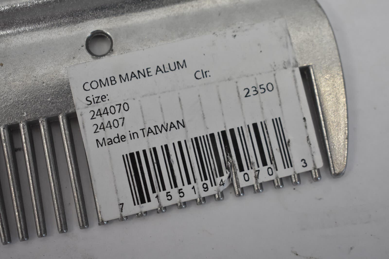 Lot of 3 Partrade Mane Comb For Horses 244070 Stainless Steel Silver Tools 3