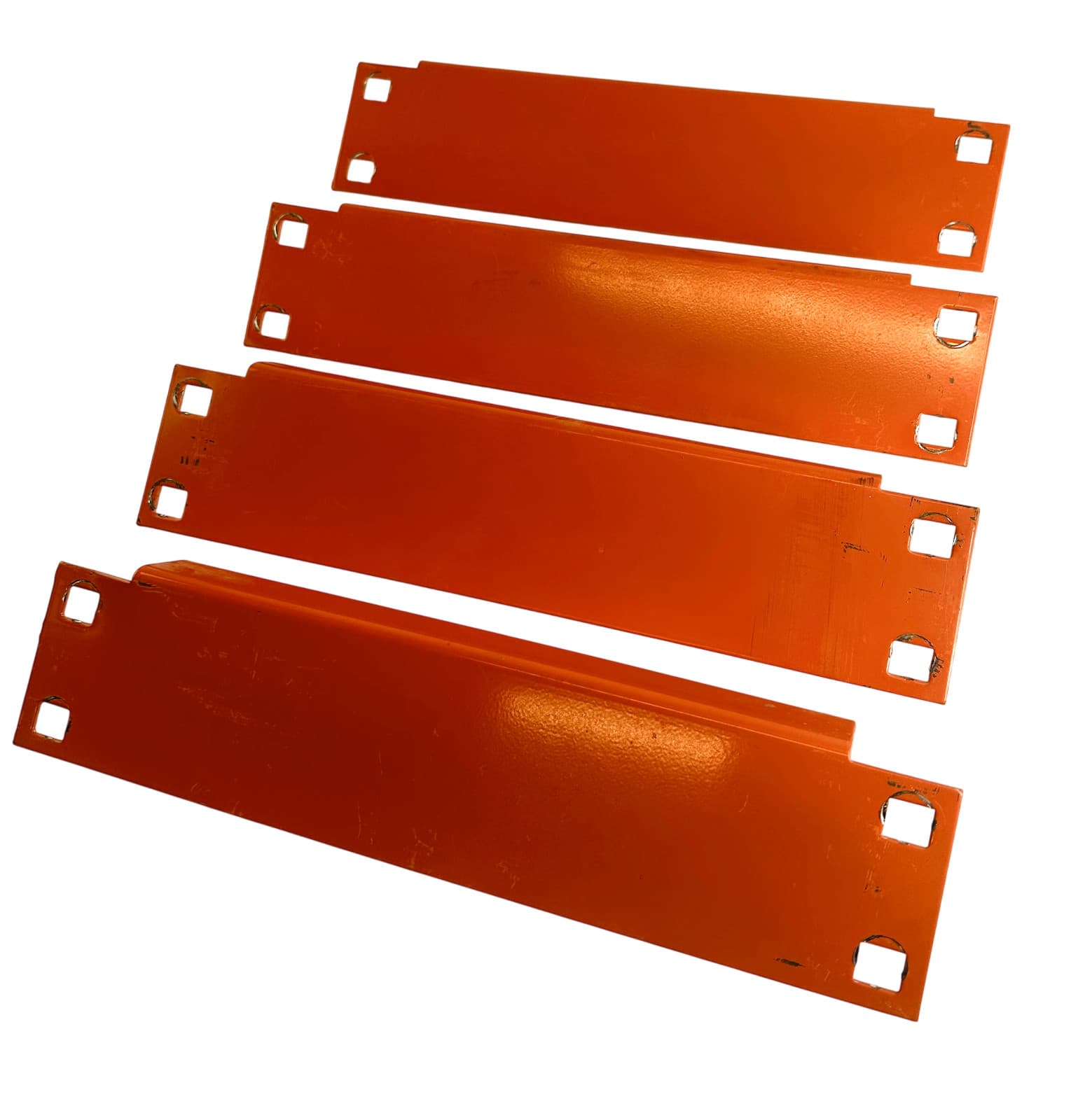 Pack of 8 Pallet Racking 12" Spacers Orange Interlake Mecalux Teardrop Supports 3