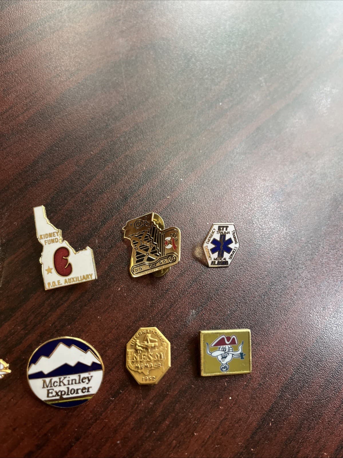 Lot Of 10 Random Mixed Lapel Hat Pins B2 4