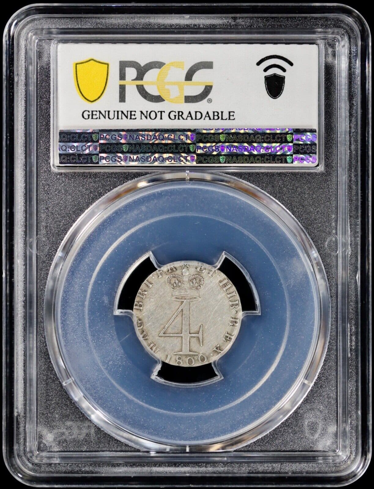 1800 George III Great Britain Silver Maundy 4 Pence Groat 4D PCGS AU Detail 3752 2