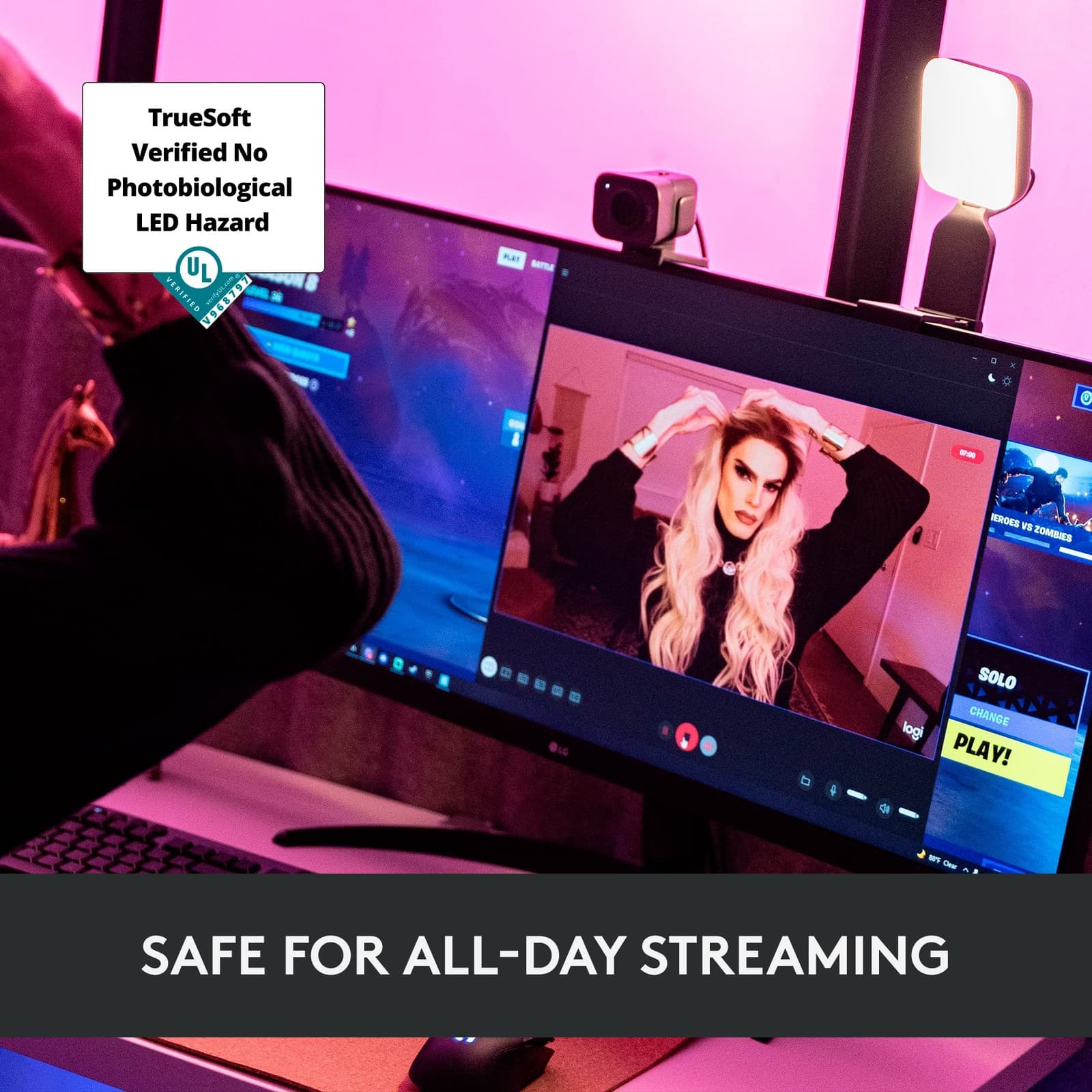 Logitech for Creators Litra Glow Premium LED Streaming Light - DAMAGED BOX 6