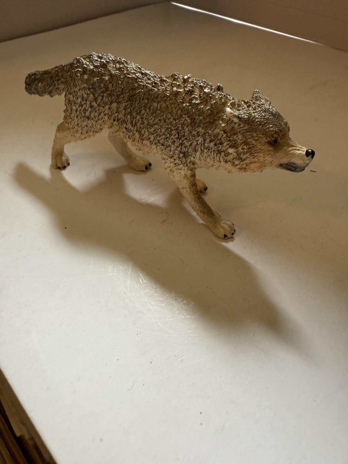 Schleich SNARLING WOLF Adult Wildlife Figure 2014 Wolves Nature Forest