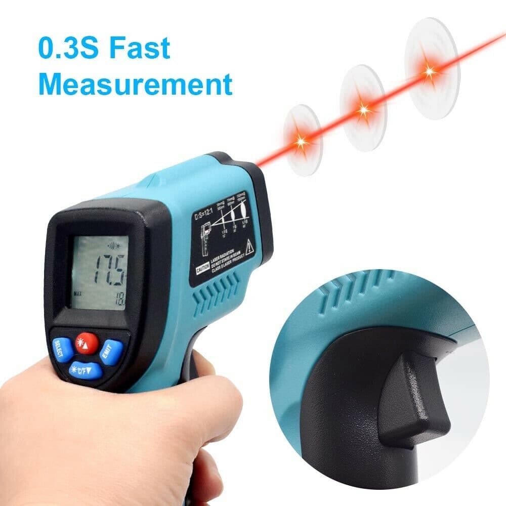 Industry Temperature Gun Digital No-contact Laser Infrared Thermometer IR Meter 2
