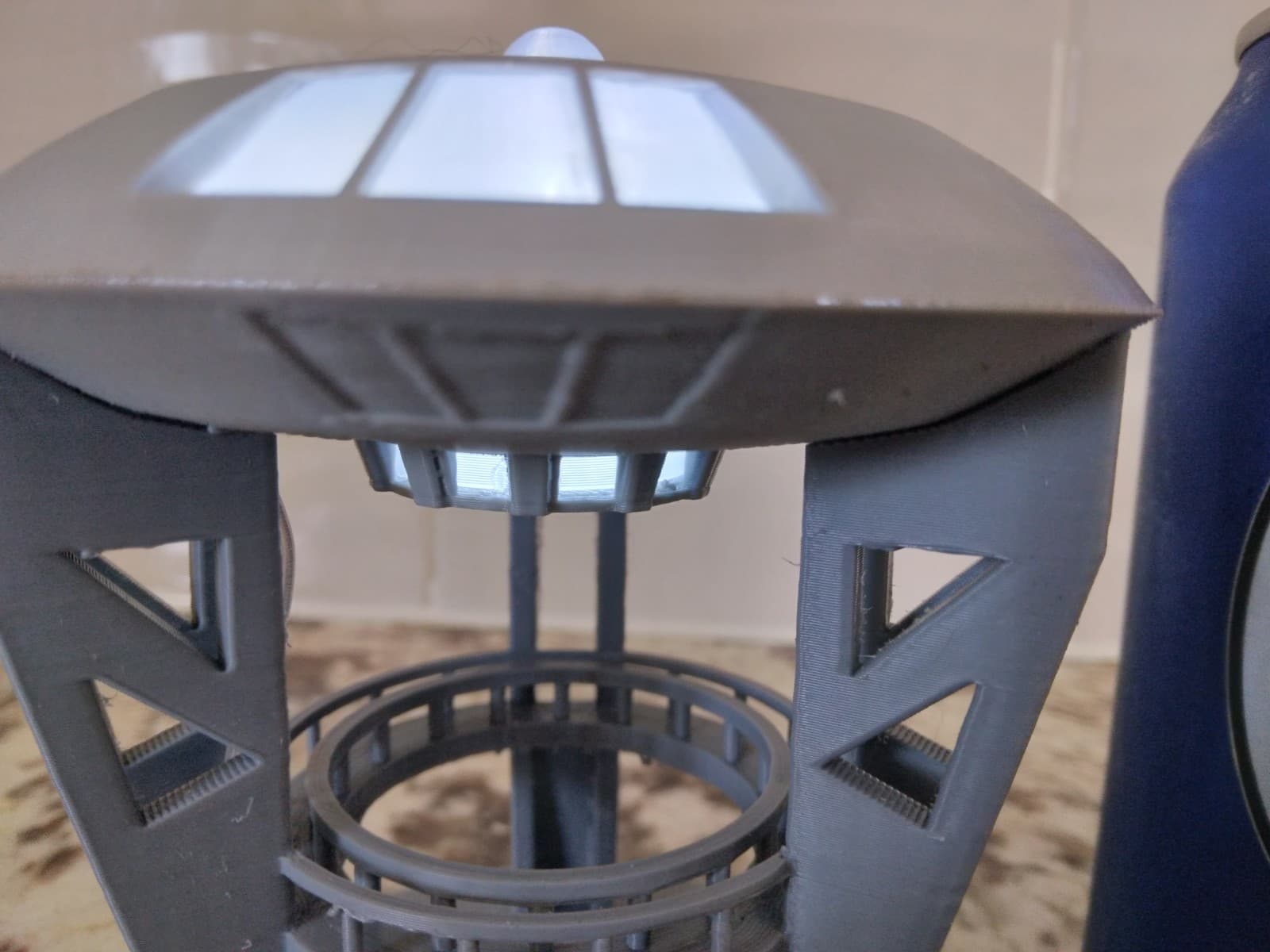 Jupiter 2 Lost In Space Saucer With Lights On Launch Gantry 3d Print.  5
