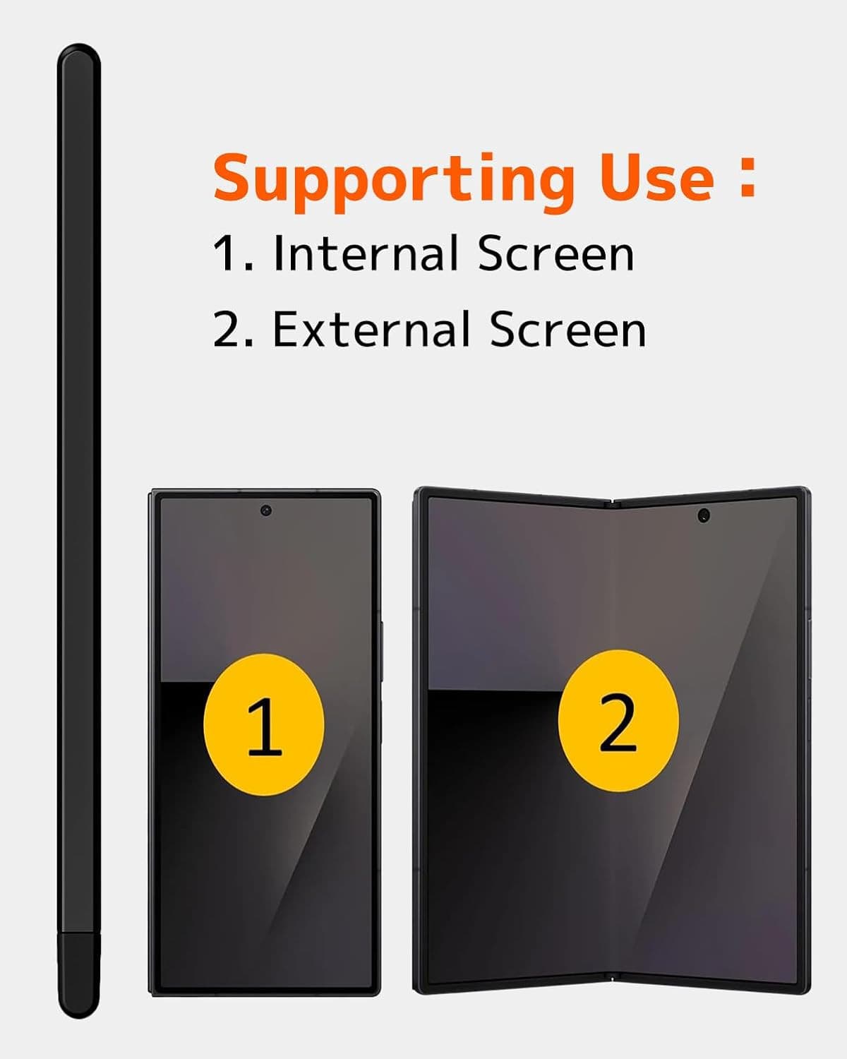 Stylus for Samsung Galaxy Z Fold 7 Pen (Supporting Both Internal External Screen 2