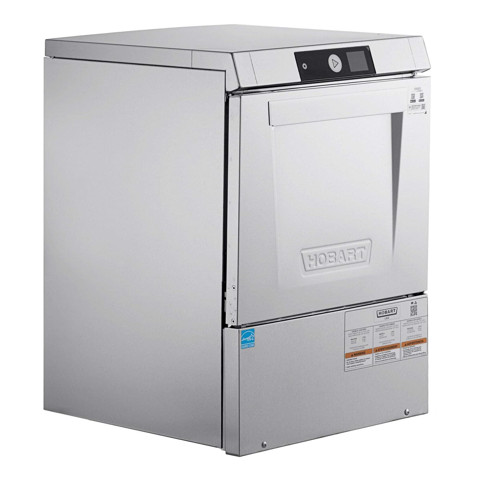 Hobart Low Temperature Undercounter Dishwasher with Chemical Sanitizing - 120V