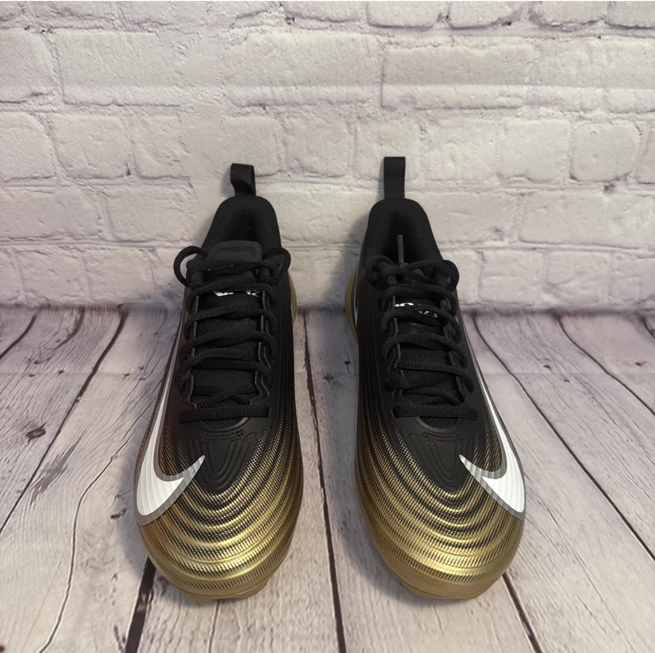 Nike Vapor Speed 3 Black Gold Football Cleats FB3303-003 Men’s Size 8.5 NEW 4