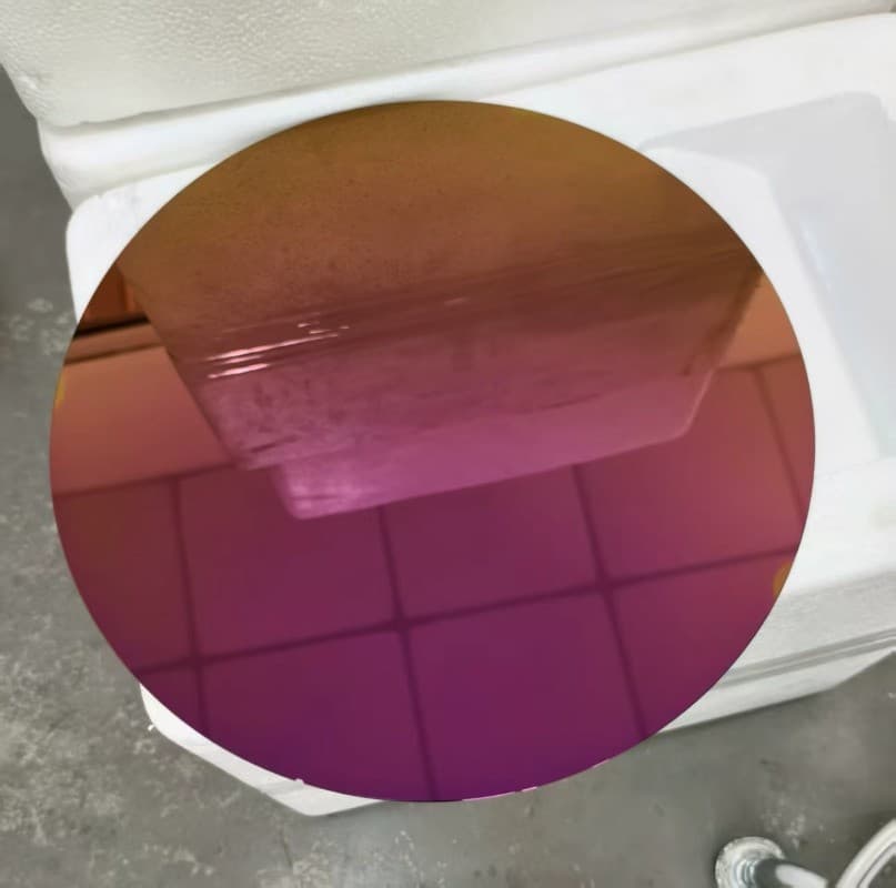 4" SiO2 Silicon Wafer - Grinding Oxide, Non-Polished, for Scientific Research 2