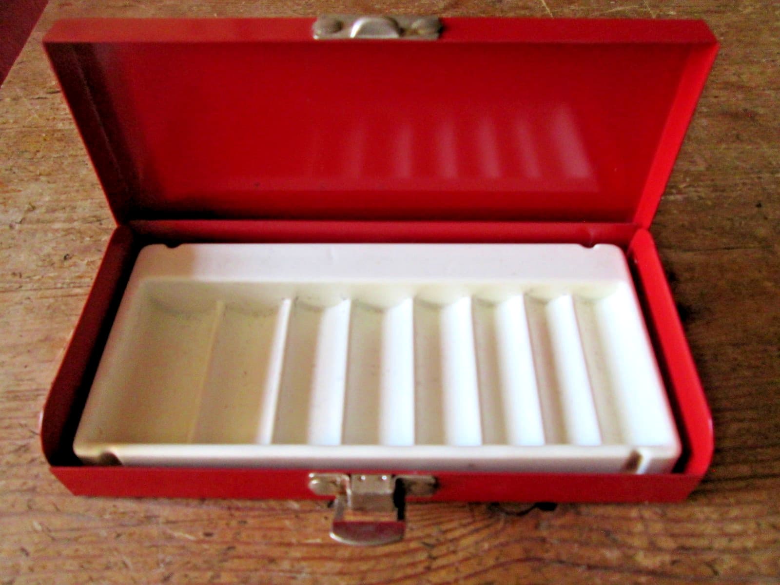 vintage proto deep socket metal storage box case 4795 3/8" drive 2