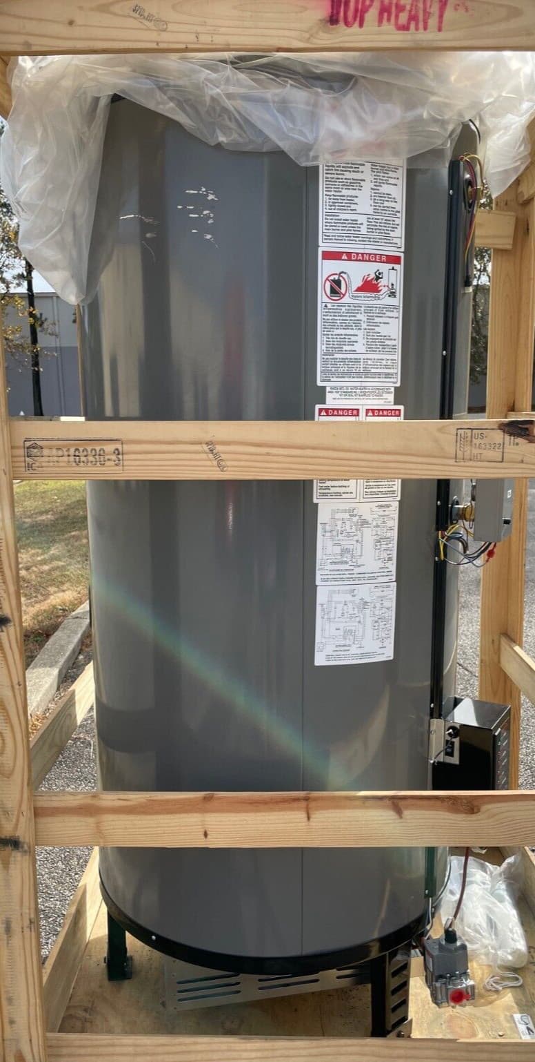 NEW Rheem Universal Heavy Duty Natural Gas Commercial Water Heater G100-400A-1 6