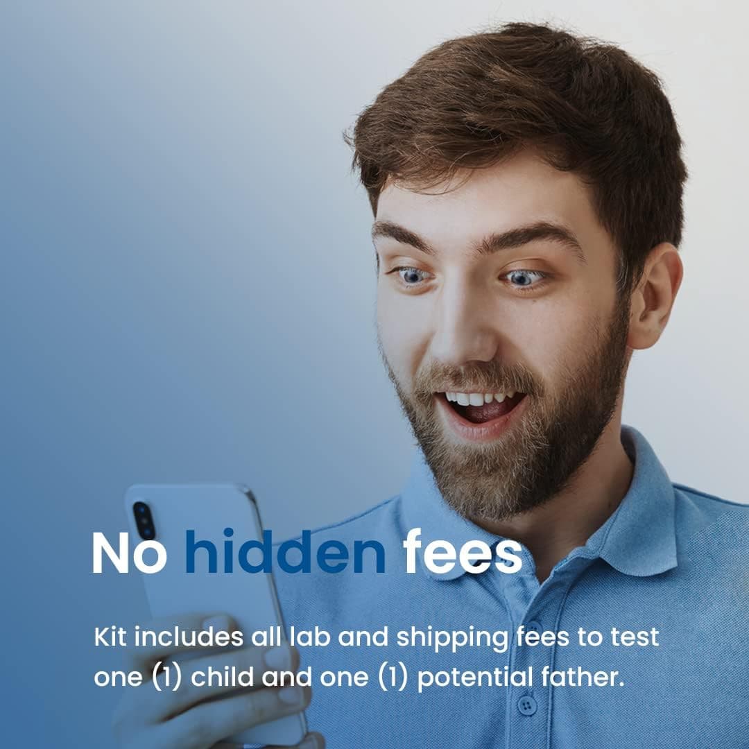 Paternitylab DNA Paternity Test Kit- Lab Fees & Shipping Included - Results in 1 4