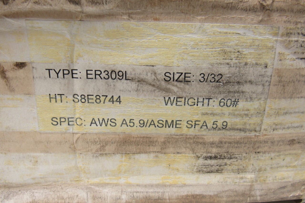 ER-309L 3/32" Submerged Arc Stainless Steel Low Carbon Welding Wire 60# Coil 3