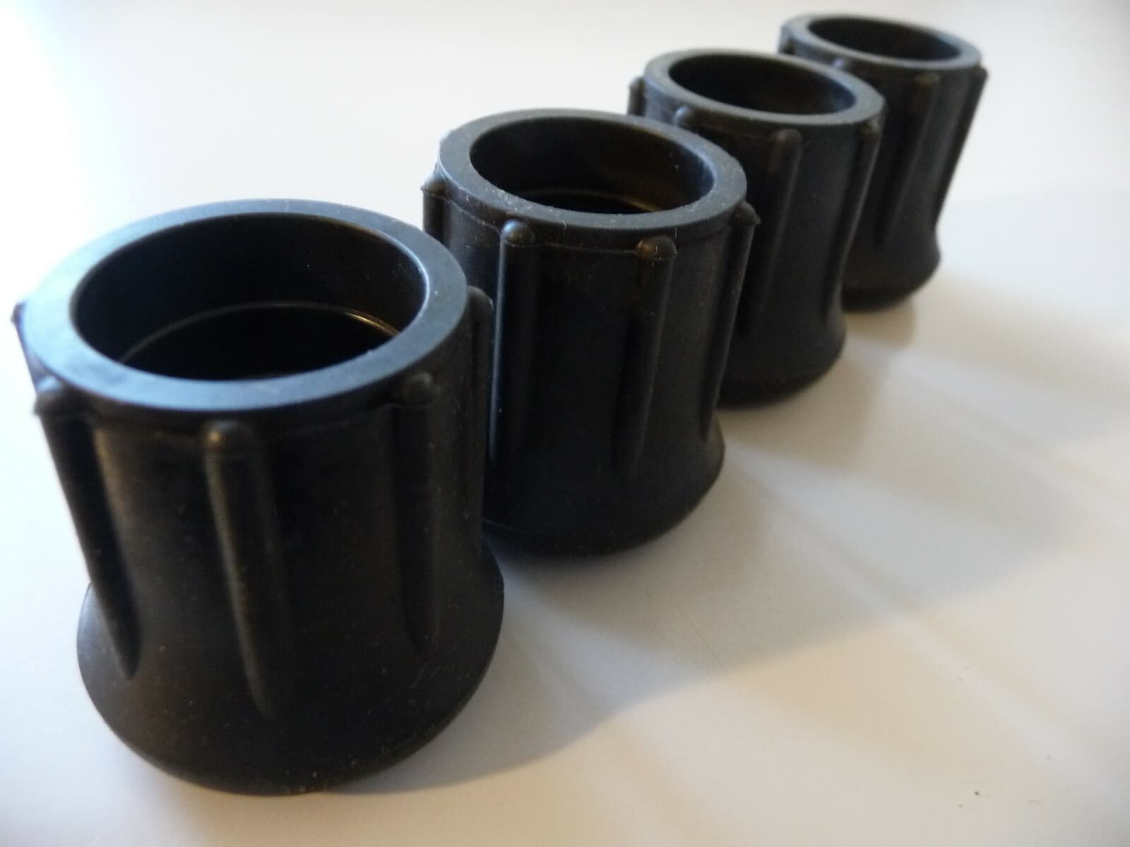 4 Pack 1" Rubber Crutch Tips, Cane Tips, Walker Tips, New $3.00 Each