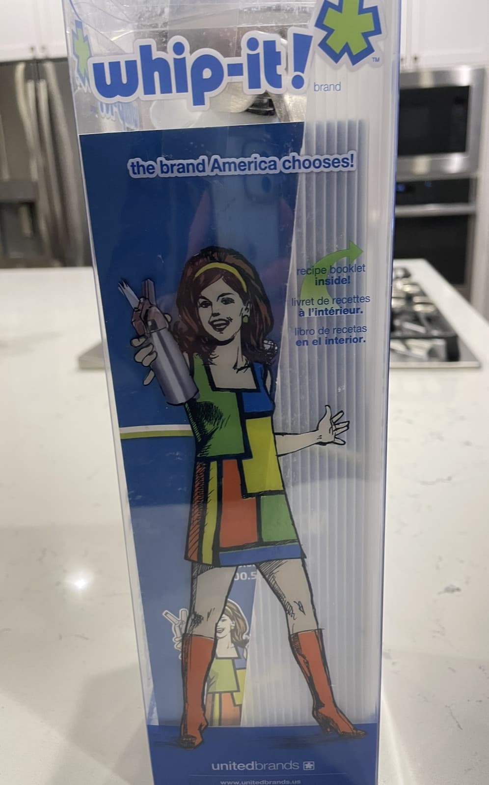 WHIP-IT CREAM WHIPPER DISPENSER .50 L White SV Plus-07 UNUSED W/ATTACHMENTS 2