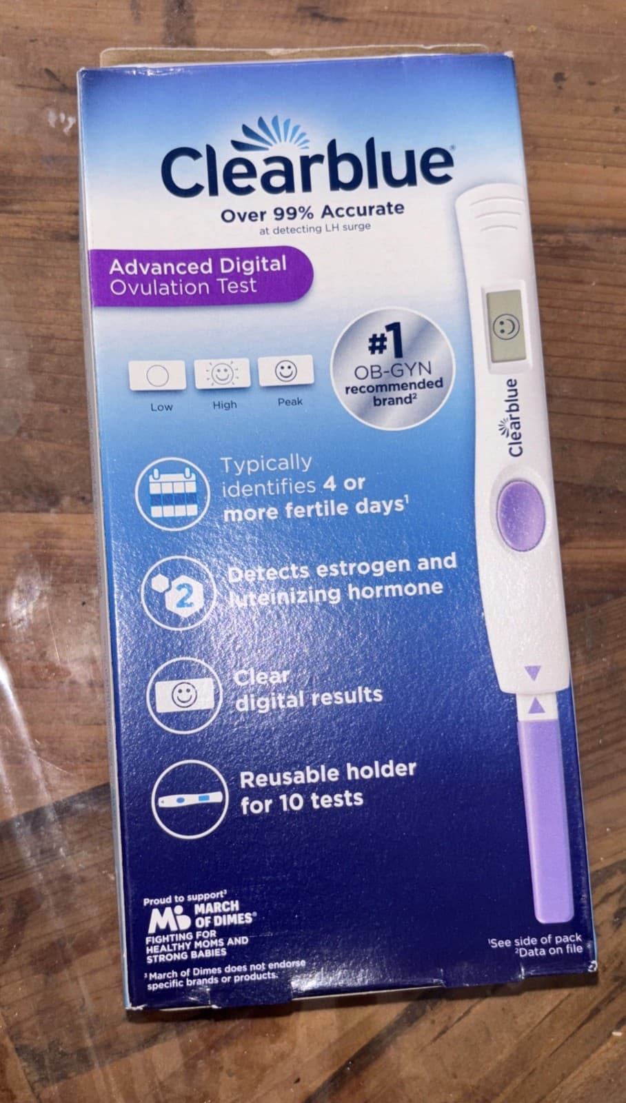 Clearblue Advanced Digital Ovulation Test (10 Tests) ~EXP: 12/25 2