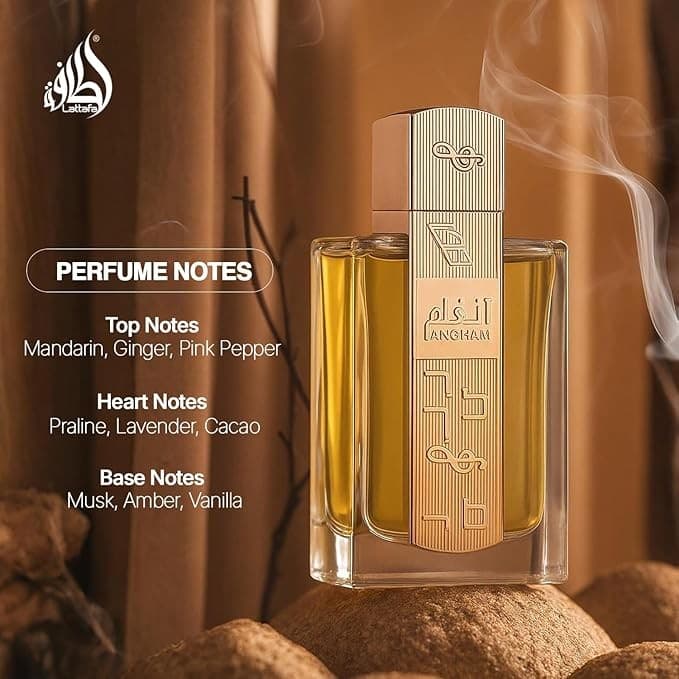 Lattafa Angham - Citrus,Lavender,Musk,Amber,Vanilla,Eau de Parfum Long-Lasting 4