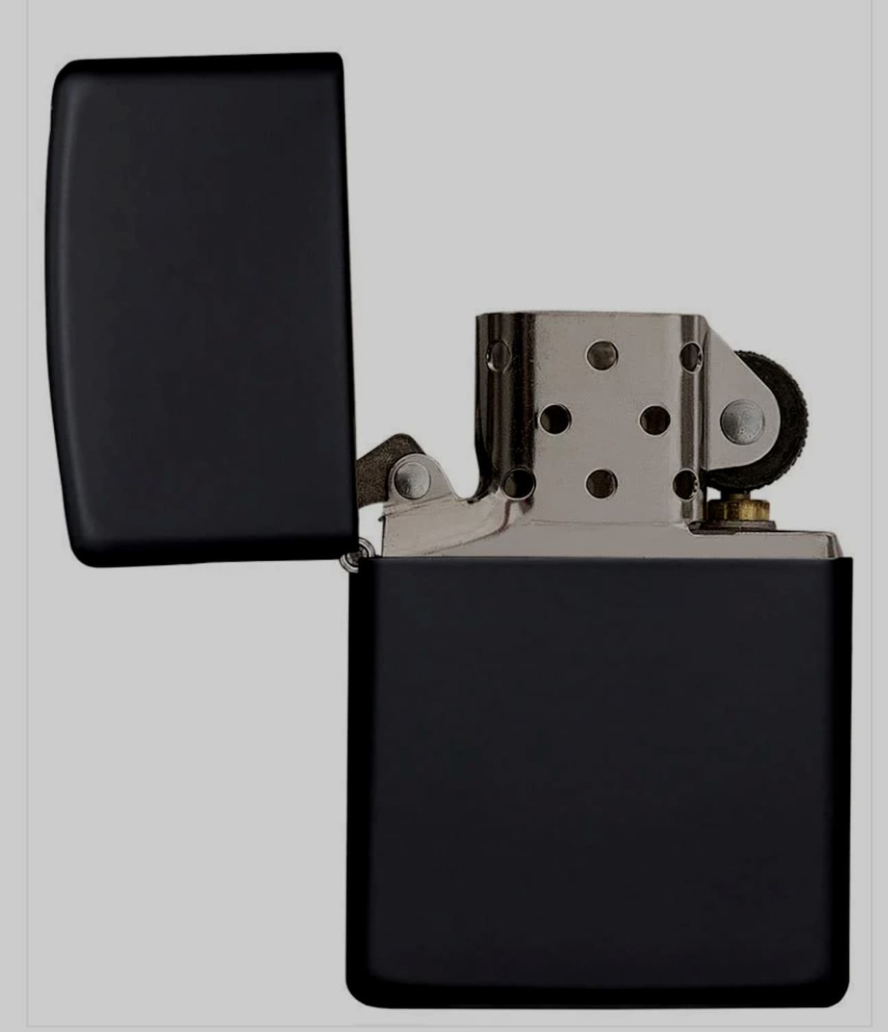 Zippo Windproof Black Matte Lighter,  Item 218, New In Box 2