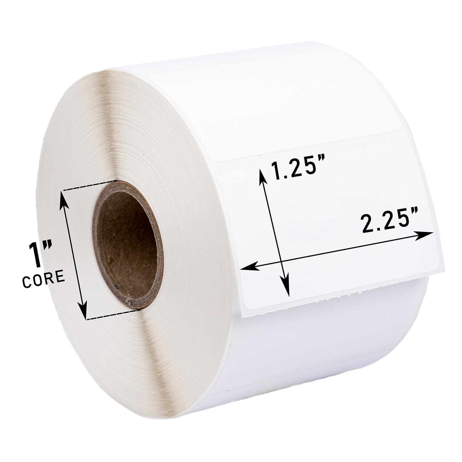 1-50 Rolls ZEBRA 2.25 x 1.25 POLYPROPYLENE WATERPROOF Thermal Labels - 1000 Roll 5