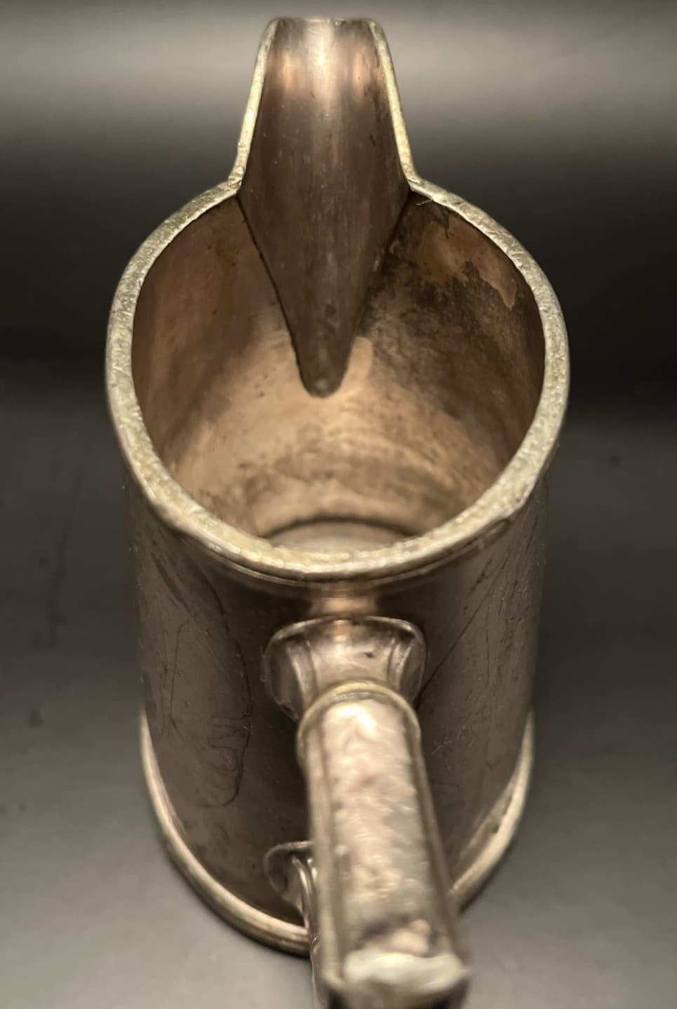 Antique Grand Hotel Kristiania Norway Silver Plate Creamer Pitcher 5