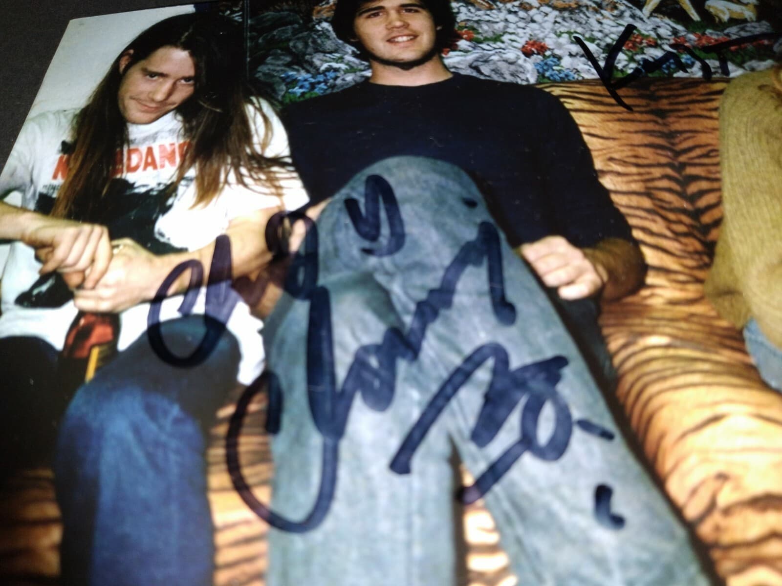 NIRVANA KRIST NOVOSELIC CHAD CHANNING SIGNED AUTOGRAPHED 4X6 PHOTO RARE IMAGE 2