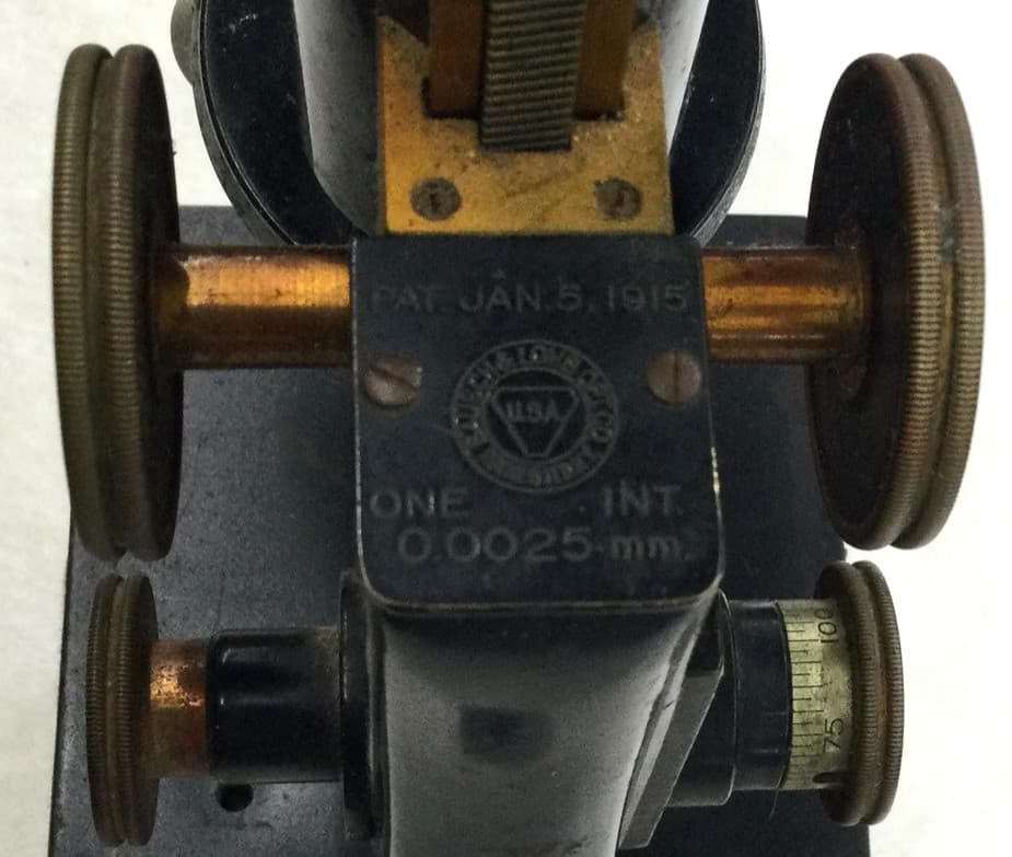 Vintage Bausch & Lomb Optical Microscope Pat. 1915 Brass & Black (Not Working) 6