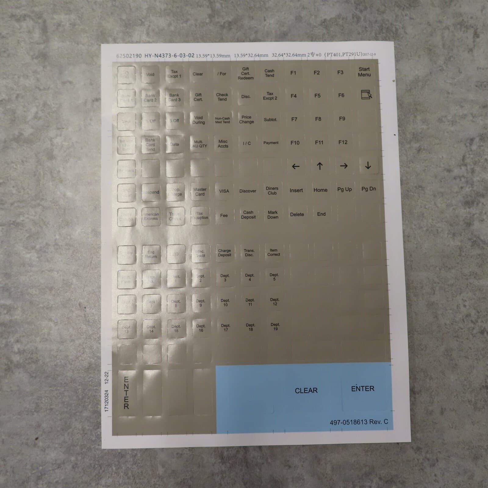 NCR POS System Terminal, Keyboard, Screen, Receipt Printer 7606-1507-8801 3