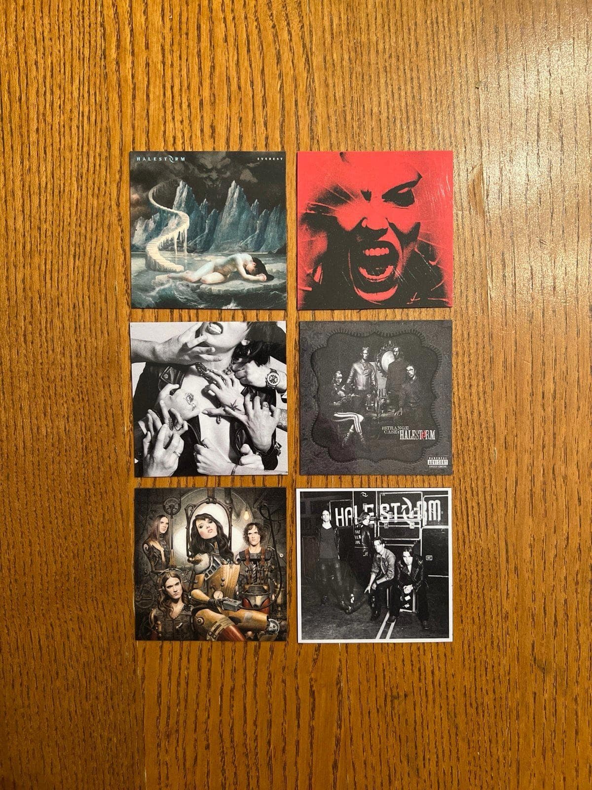 Halestorm fridge magnets 2