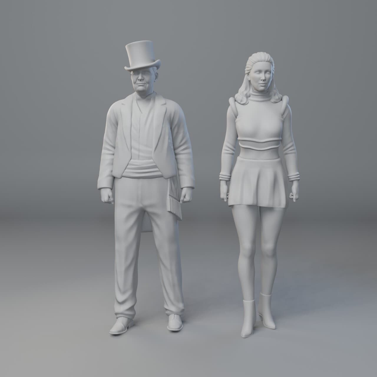 Lost In Space - Blast off into Space and Space Circus - 1:24 3D Printed 8-piece