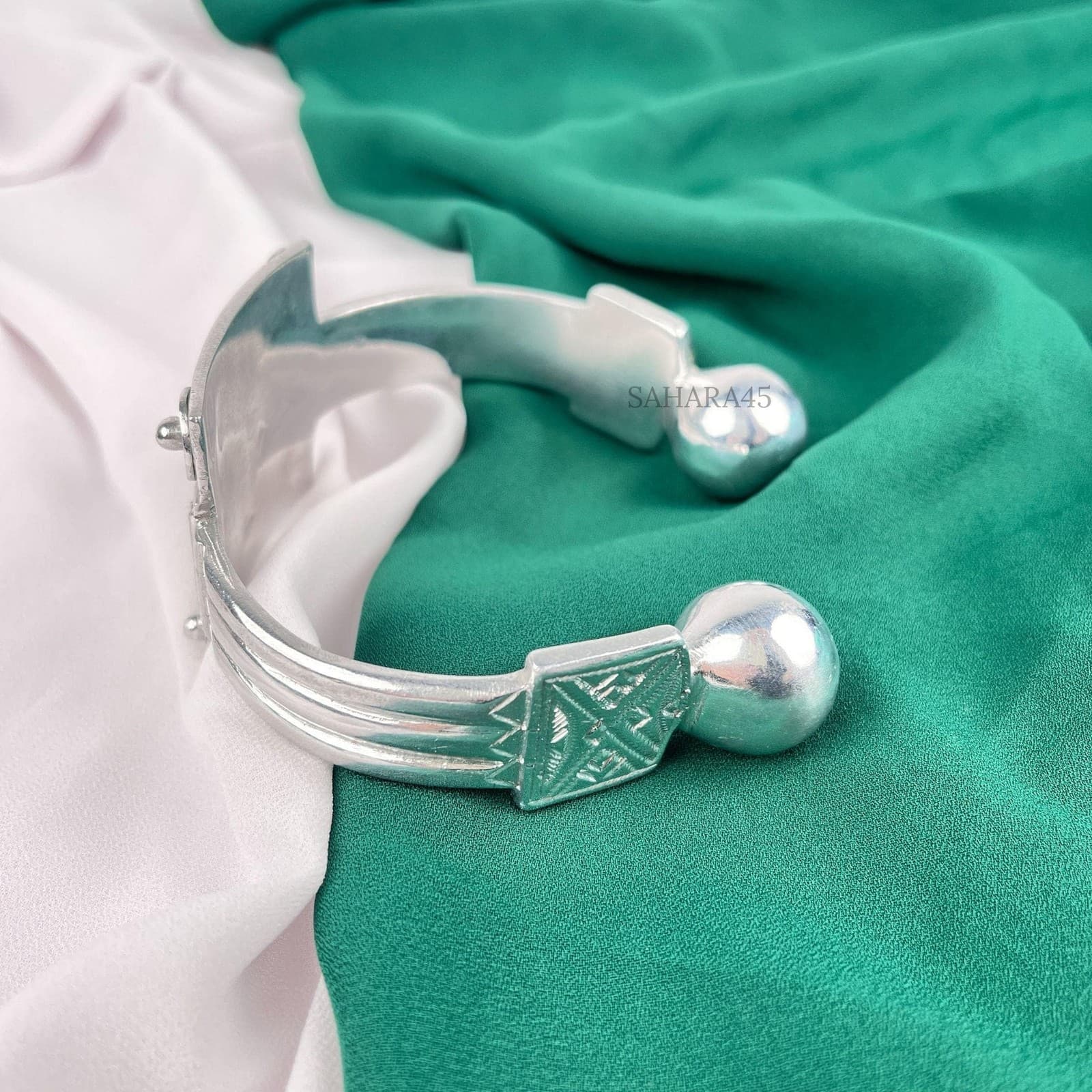 Tuareg Aluminum Anklet with Knobs Tuareg Anklet African Anklet Khalkhal Sharawi 6