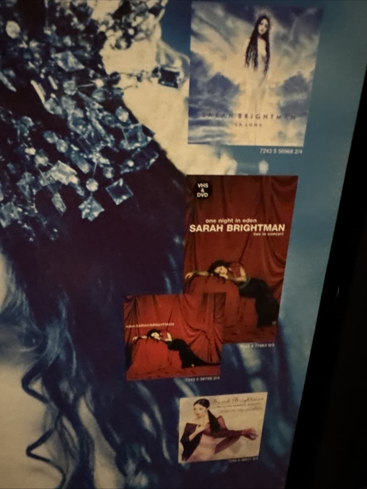 Sarah Brightman La Luna 12 X 24“ Promo Poster 2000 DS 5