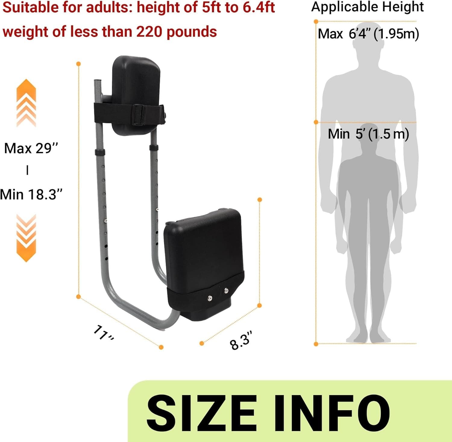 Knee Seat for Gardening with Straps – Ergonomic Garden Kneeler and Seat with K 2