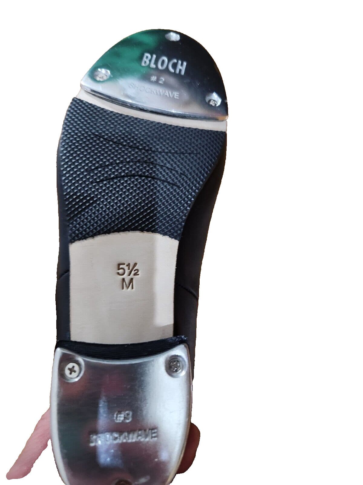 Bloch Women's Tap Shoes SIZE 5 1/2 M Black #2 Shockwave 6