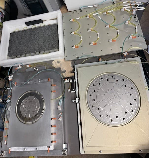 200mm & 300mm Wafer Chucks Zone Vac System Semiconductor Production Station