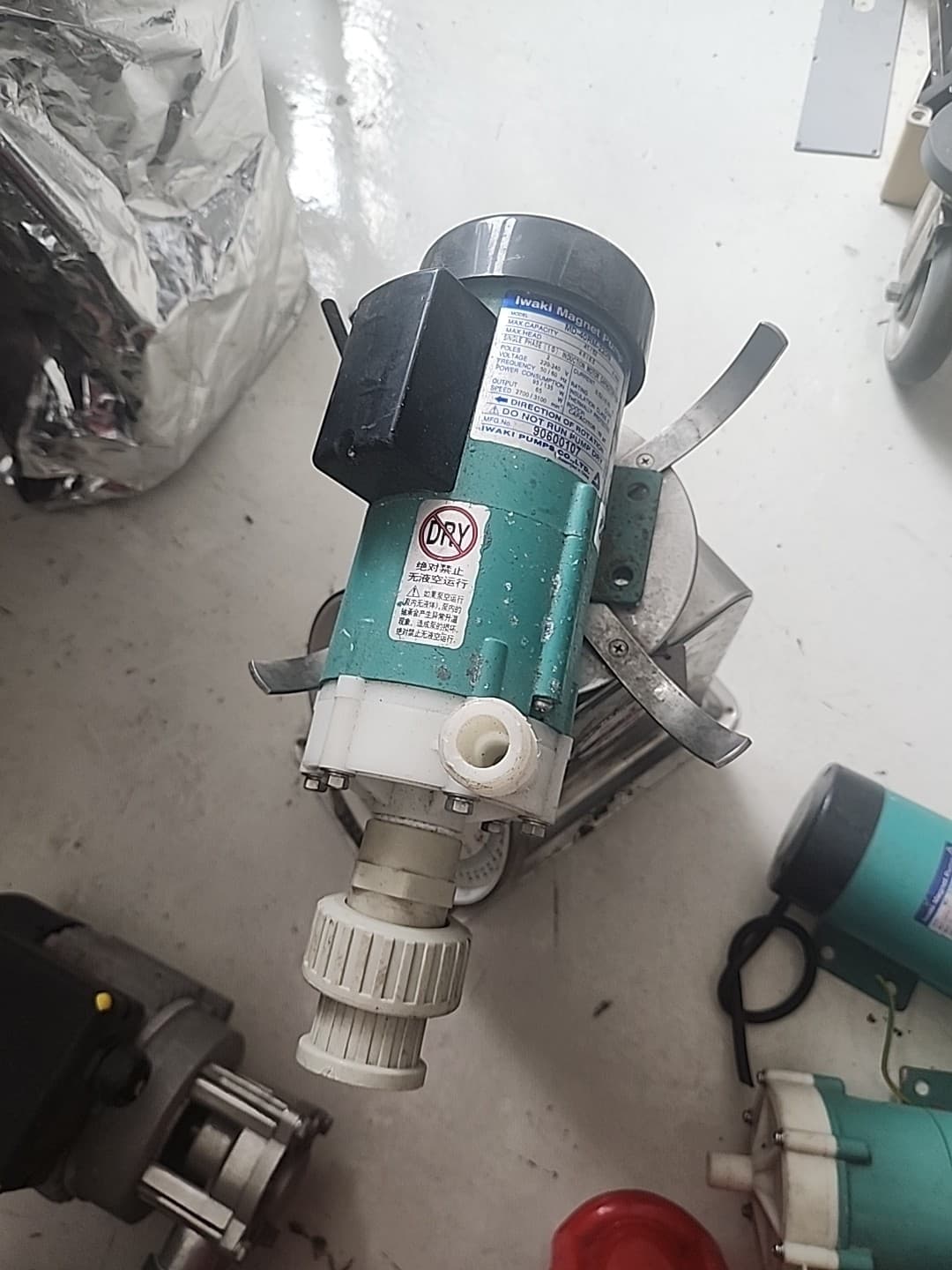 MD-40RM-220N Chemical Industrial Circulation Magnetic Drive Water Pump 45/52 L/m