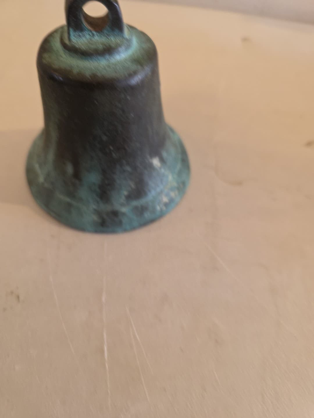 ANTIQUE 1914 Bronze MISSION SAN JUAN CAPISTRANO SOUVENIR BELL Old Vintage CA 3