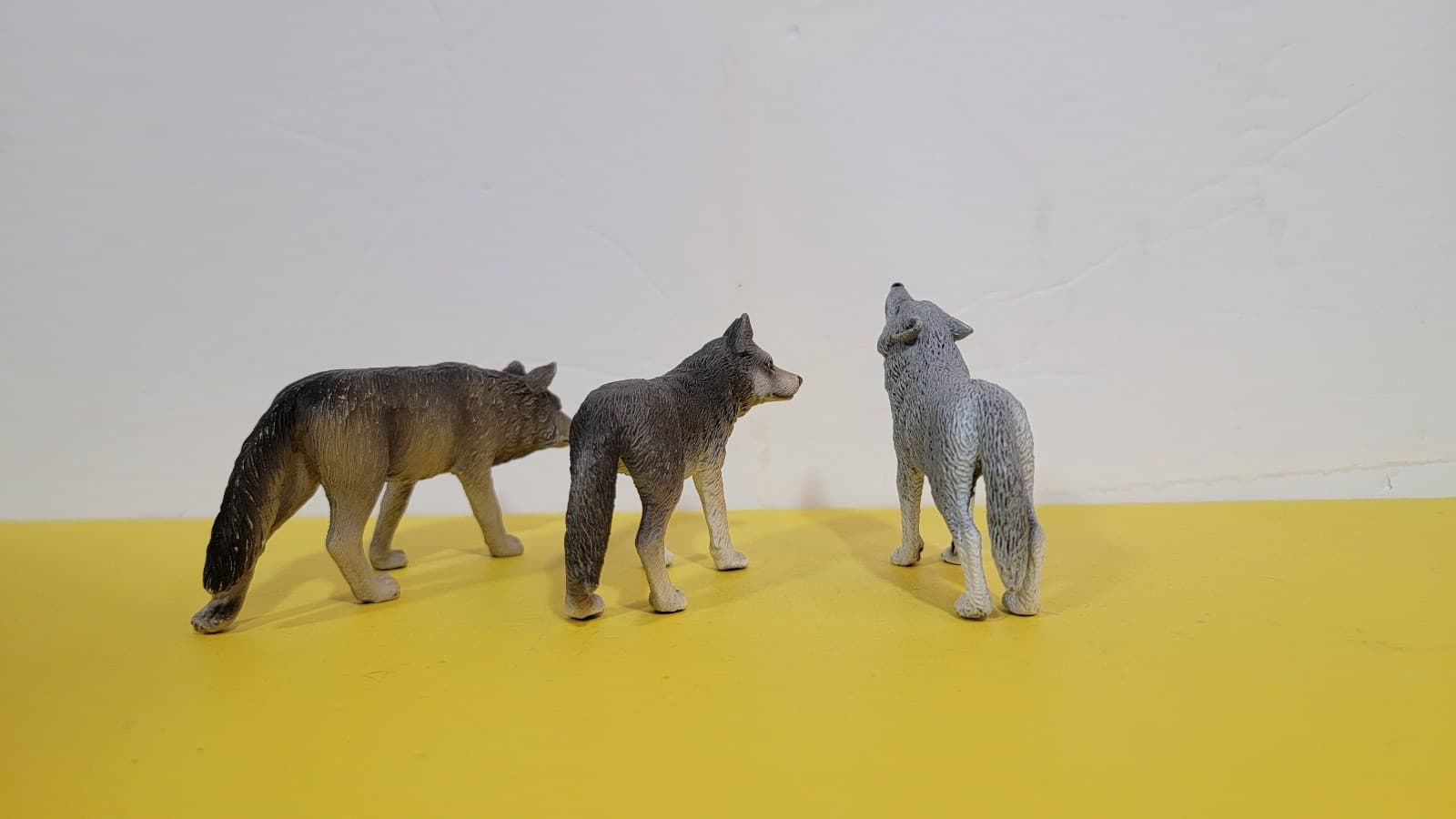 Schleich Mojo 3 Timber Gray Wolves Wolf Adult Wild North American Animal Figures 5