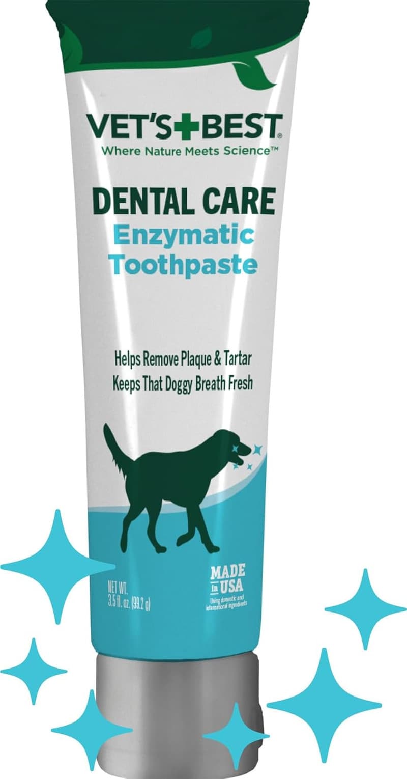 Vet’S Best Enzymatic Dog Toothpaste – Vet Formulated Dental Gel for Teeth Cleani