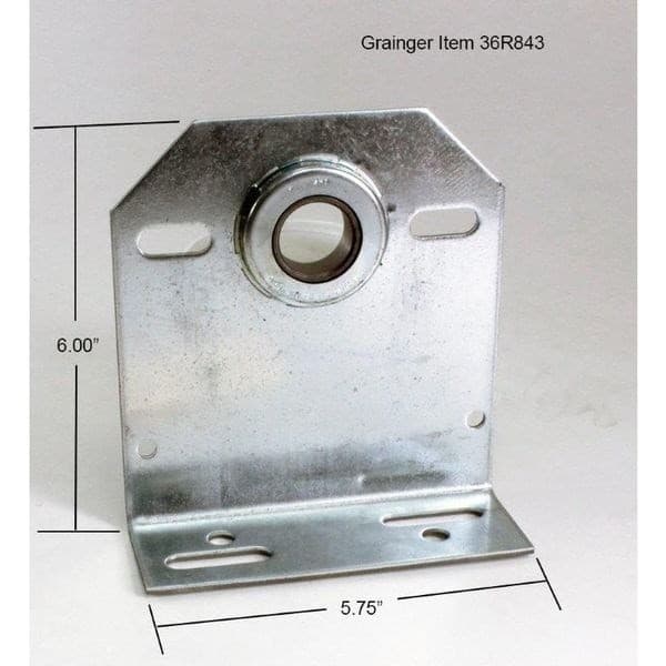 American Garage Door Supply B1-Bc438 Bearing Center Plate, 11 Ga, 4-3/8 In 2