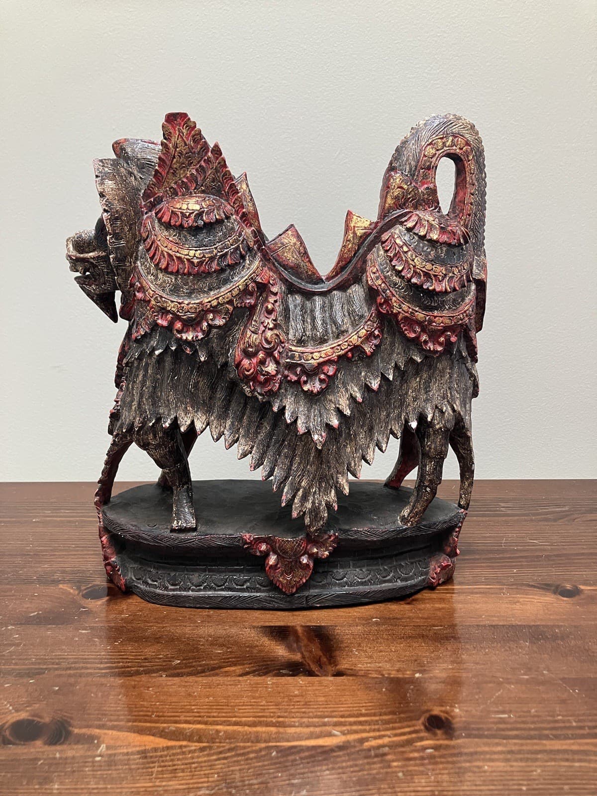 Balinese Barong Wooden Sculpture Statue Bali Indonesia 11” Pls Read 4