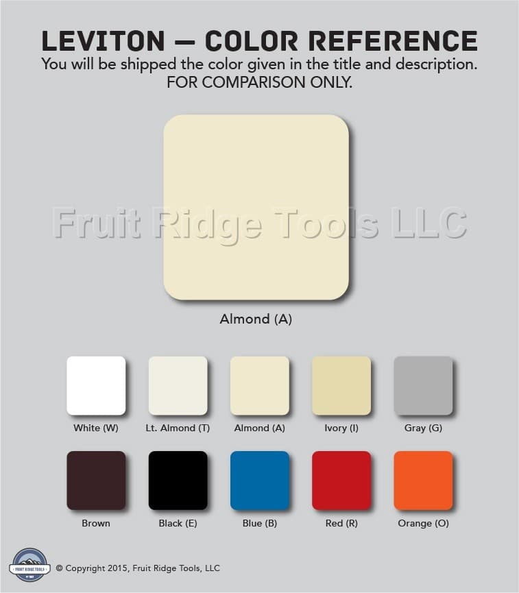 Leviton Almond Decora LIGHTED Rocker Wall Switch & Receptacle Outlet 15A 5647-A 3
