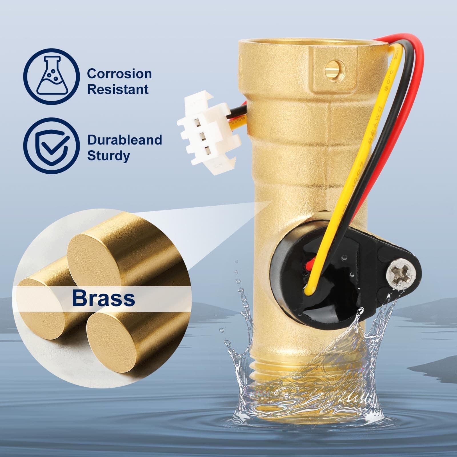 Water Flow Sensor RV Tankless Water Heater for Girard GSWH-2 Water Heater Rep... 2