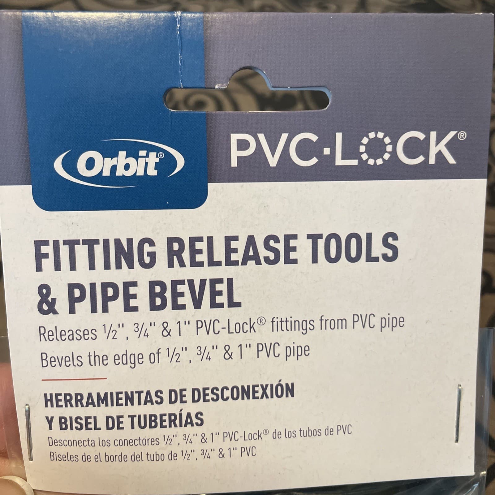 Orbit PVC-Lock Release Tools & Pipe Bevel Set Brand New 35809 2