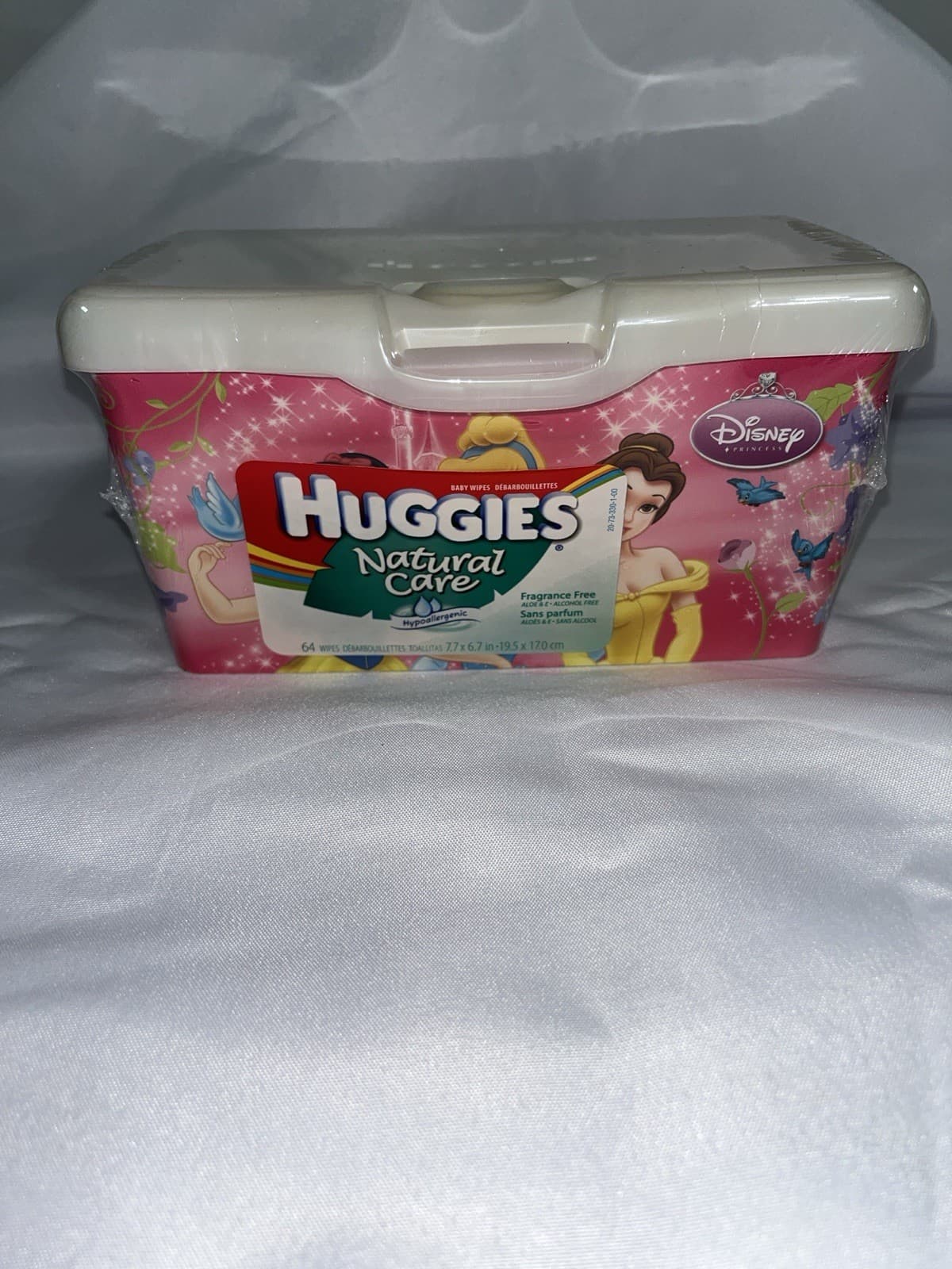 Huggies Baby Wipes Natural Care Sealed Pop Up Disney Princess Belle, Aurora,