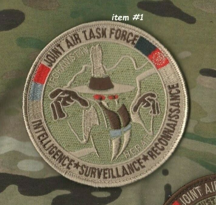JOINT AIR TASK FORCE HERAT AFGHANISTAN INTEL-SURVEILLANCE-RECON vêlkrö INSIGNIA 2