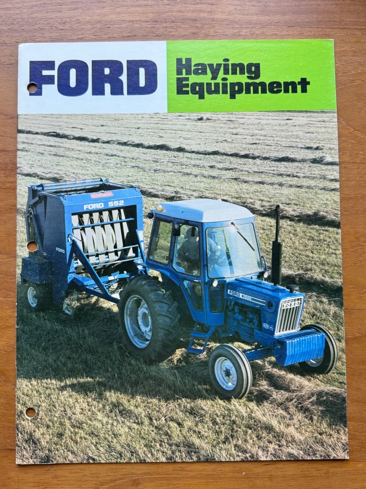 Vintage Ford 552 Baler Haying Equipment Advertising Brochures Hay Farm Ag