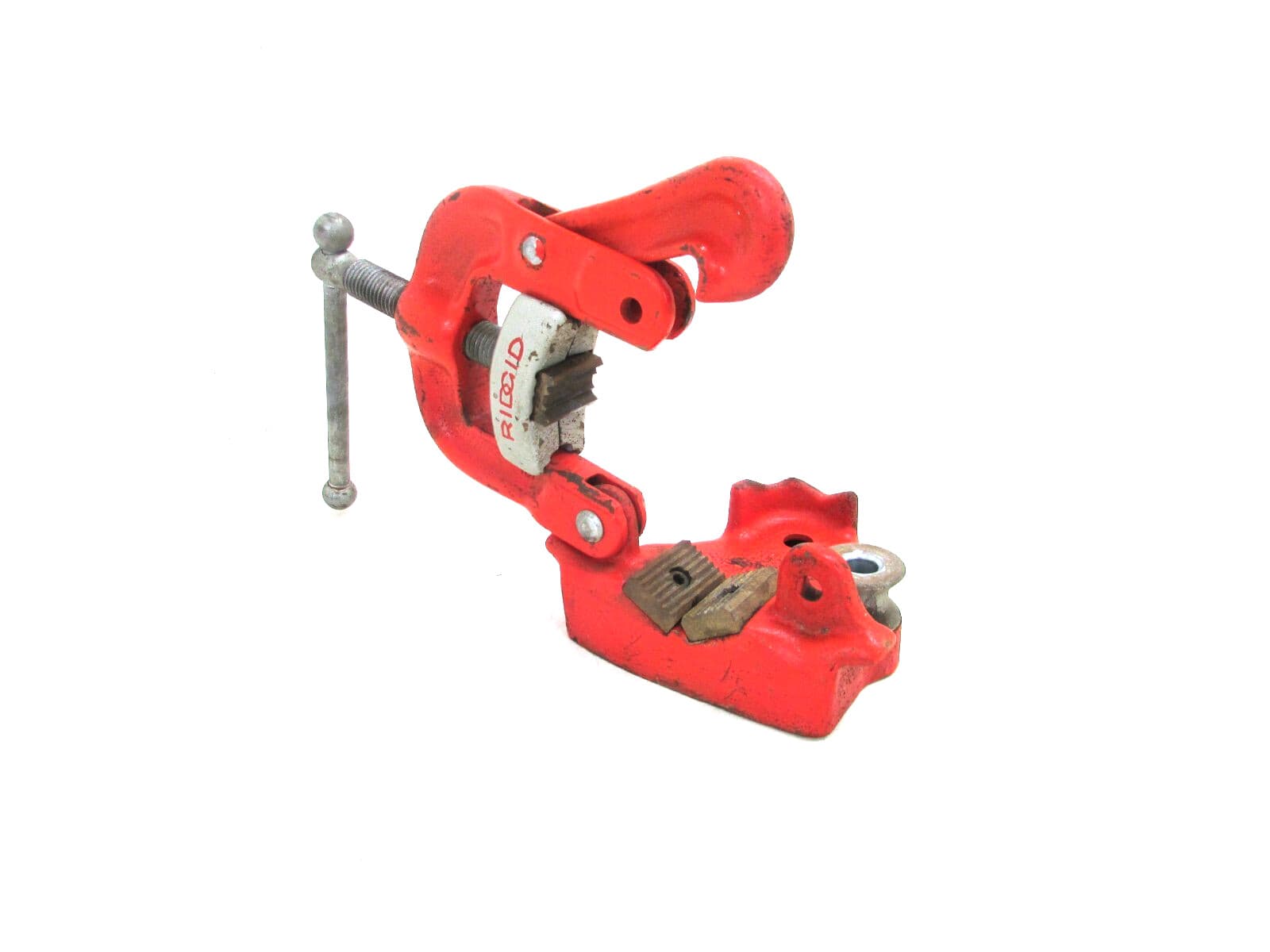 RIDGID TOOLS No. 21 YOKE TYPE BENCH MOUNT PIPE VISE, 1/8" to 2" 5